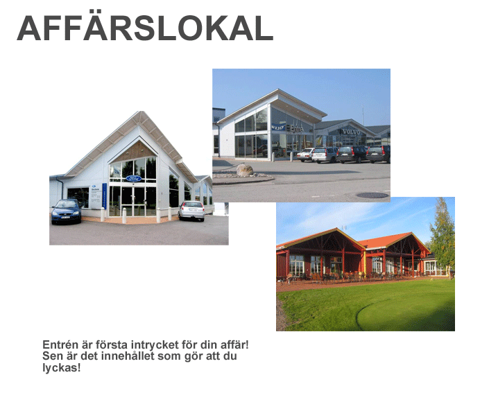 Utformning - Affärslokal